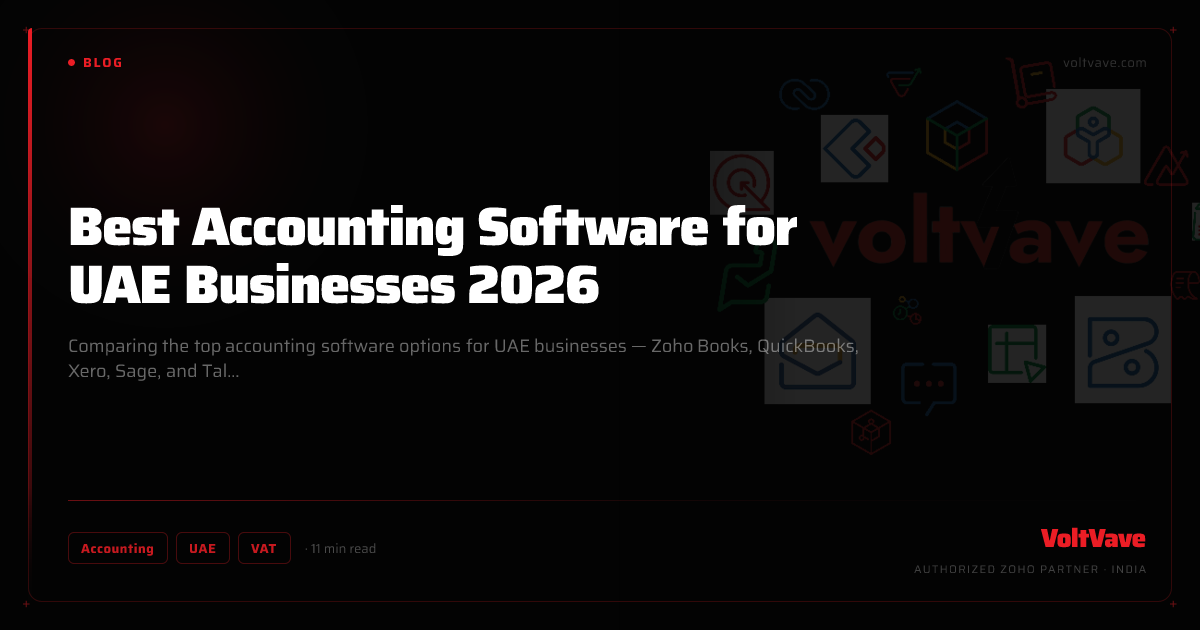 Best Accounting Software for UAE Businesses 2026