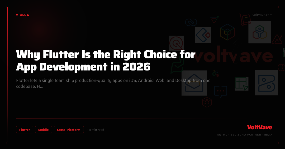 Why Flutter Is the Right Choice for App Development in 2026